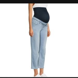 NWT maternity jeans large blue 1315